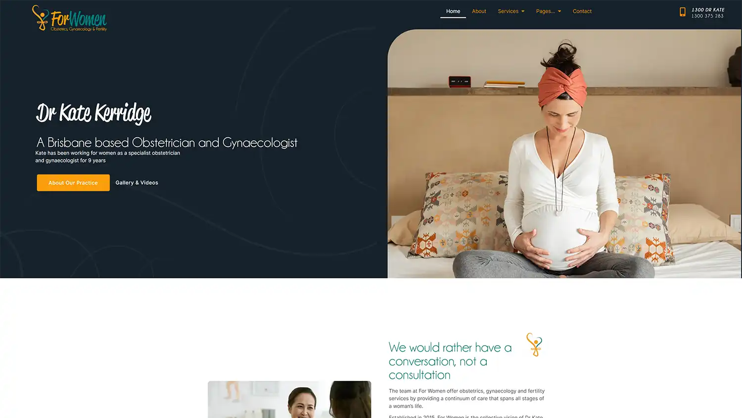 For Women – A Brisbane based Obstetrician Website