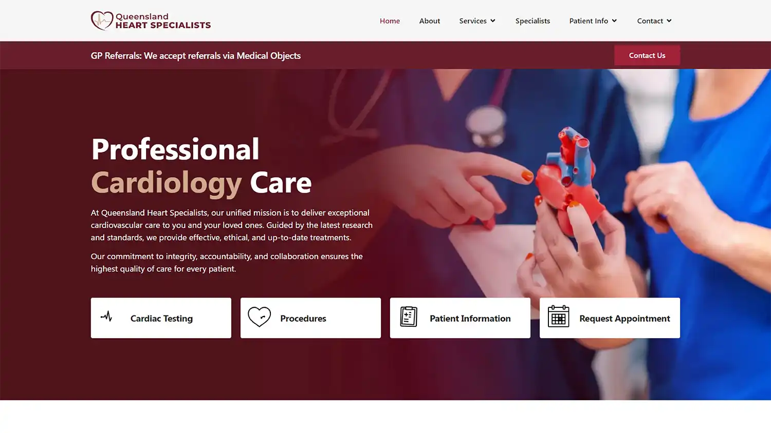 Queensland Heart Specialists – Hero